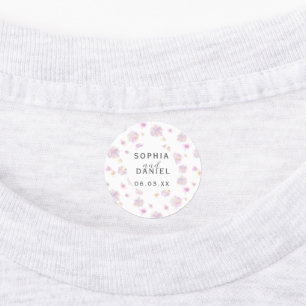 Spring flowers  watercolor Personalized Wedding 