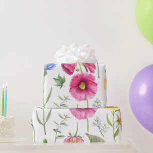 Spring Flowers Wrapping Paper