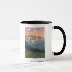 Spring FlowersWyomingVintage Travel Poster Mug
