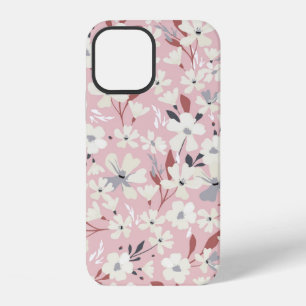 Spring flowery pattern. Seamless floral background iPhone 12 Case