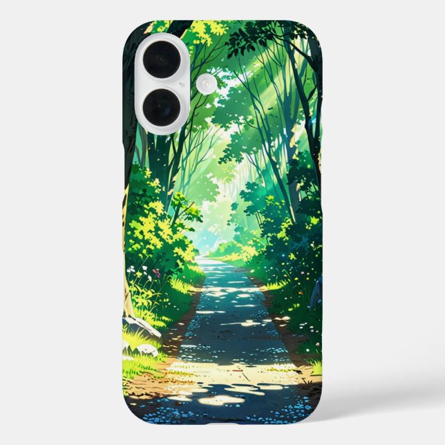 Spring Forest Trail – Anime Landscape Case-Mate iPhone Case (Back)