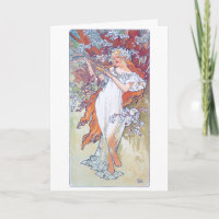 Spring (Four Seasons), Alphonse Mucha