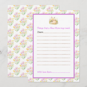 Spring Fox Baby Shower Invitation