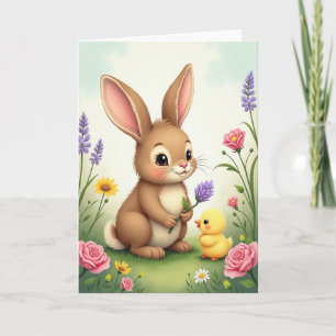 Spring Friends Cute Gift Card