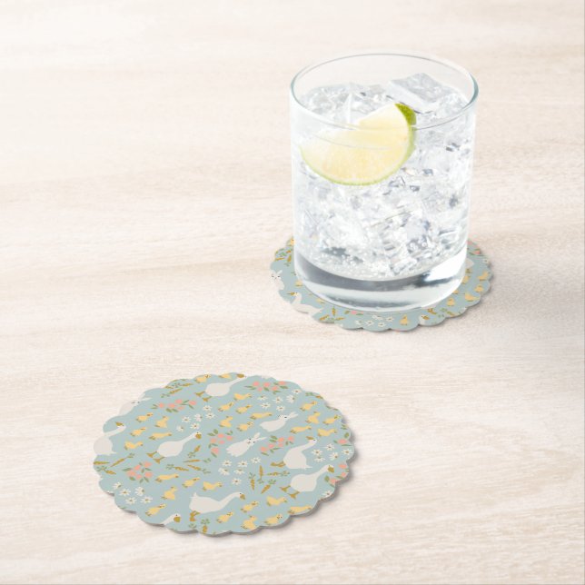 Spring Friends Paper Coaster (Insitu)