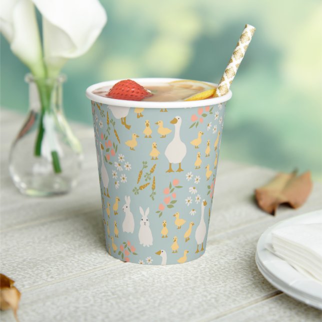Spring Friends Paper Cups (Insitu)