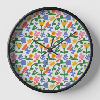 Spring Fun Floral  Clock