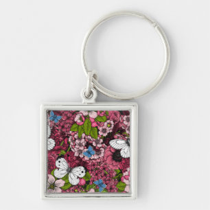 Spring garden 2 keychain