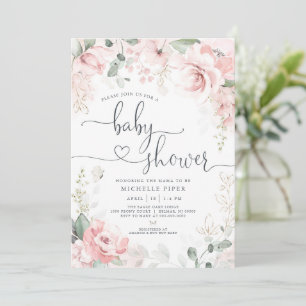 Spring Garden Baby Shower Invitation