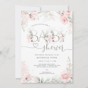 Spring Garden Baby Shower Invitation