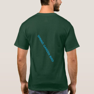 SPRING GARDEN BIRD GTRAPHIC ART T-Shirt