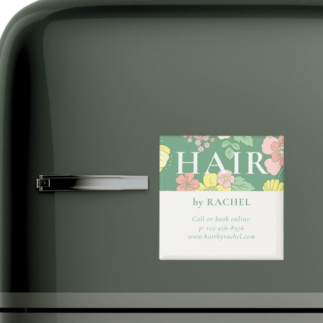 Spring Garden Boho Floral Marketing Magnet (Creator Uploaded)