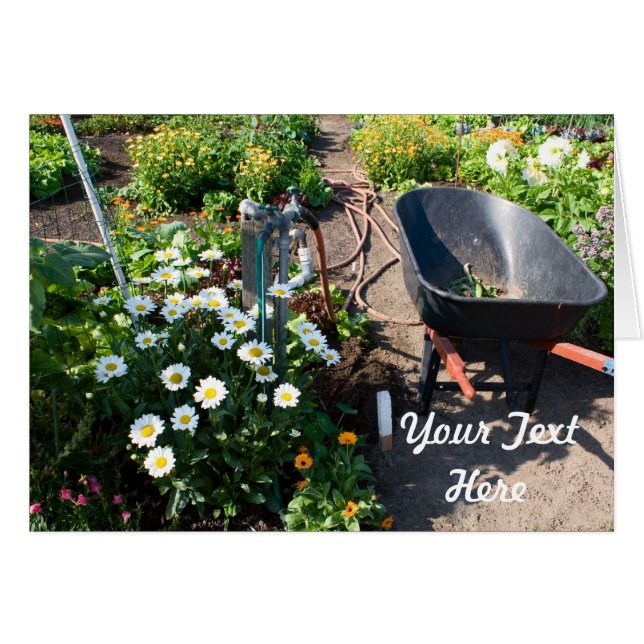 Spring Garden Card (Front Horizontal)