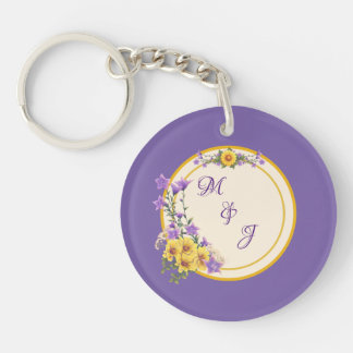 Spring Garden Collection Cream Keychain