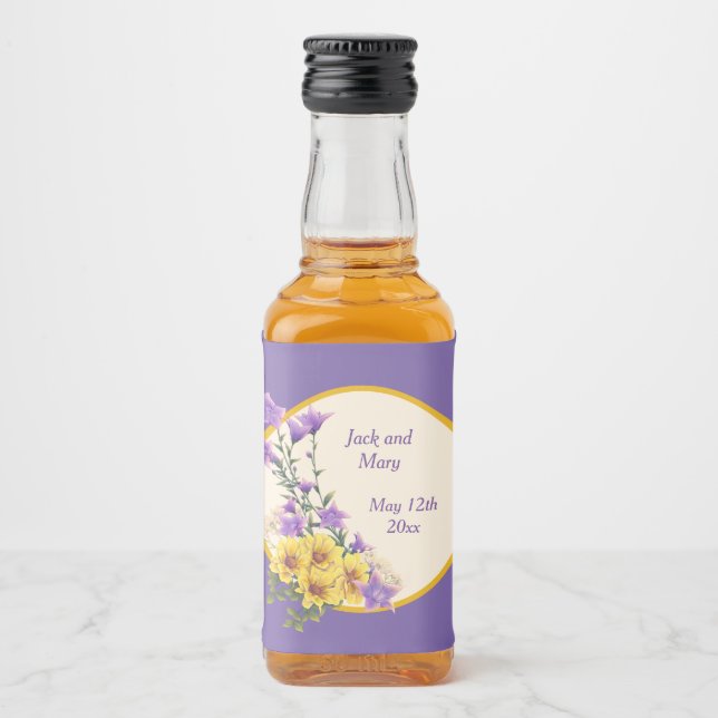 Spring Garden Collection Cream Liquor Bottle Label (Front)