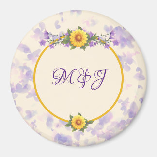 Spring Garden Collection Cream Magnet