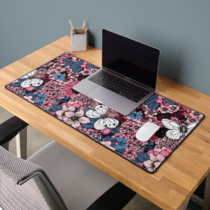 Spring garden desk mat