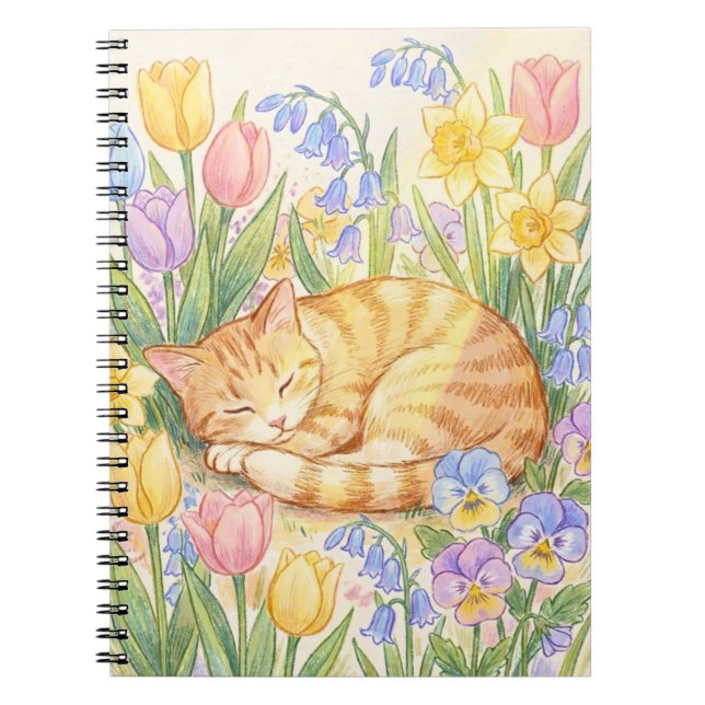 Spring Garden Dreams Notebook (Front)