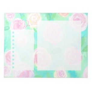 Spring Garden Floral Notepad (Large)