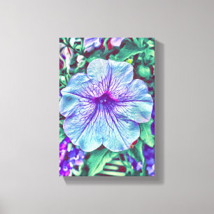 Spring garden flowers  canvas print
