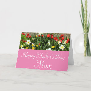 SPRING GARDEN HAPPY MOTHER'S DAY MOM CUSTOM CARD
