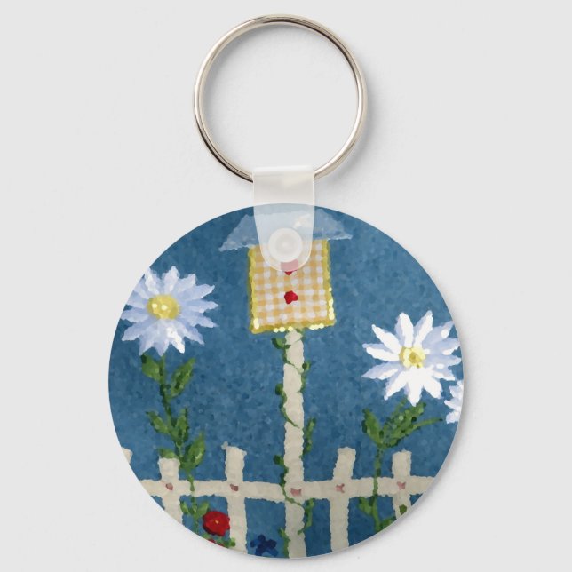 Spring Garden Keychain (Front)
