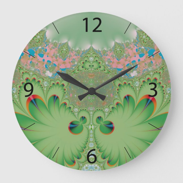 Spring Garden Large Clock (Front)