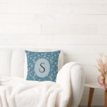 Spring Garden Mother Day Robin Nest Queen Ann Lace Throw Pillow<br><div class="desc">This beautiful Victorian Steampunk spring garden design is influenced by robins' nesting and spring wildflowers. It features shades of blue, pink, green, and periwinkle with springtime nests of blue robins' eggs amongst green leaves and Queen Ann's Lace. This floral design is a lovely addition to your Mother's Day, birthday, or...</div>