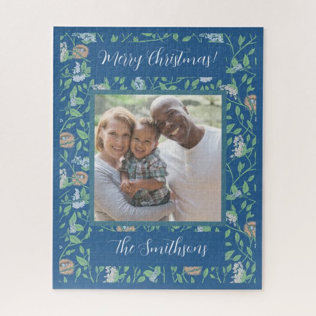 Spring Garden Mother Day Robin Nest QueenAnn Photo Jigsaw Puzzle (Vertical)