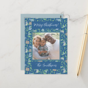 Spring Garden Mother Day Robin Nest QueenAnn Photo Postcard