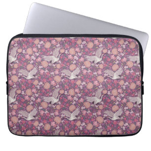 Spring Garden Mother's Day Asian Crane Chinese Laptop Sleeve