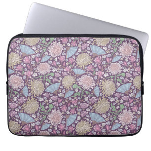 Spring Garden Mother's Day Chrysanthemum Mum Japan Laptop Sleeve