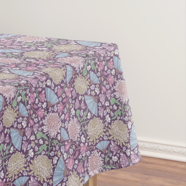 Spring Garden Mother's Day Chrysanthemum Mum Japan Tablecloth (In Situ)