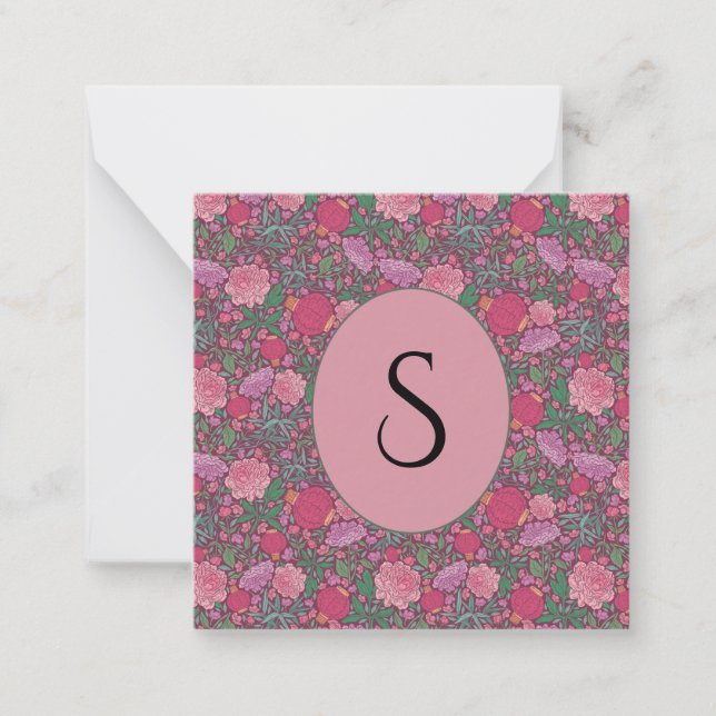 Spring Garden Mother's Day Japanese Paper Lanterns Card (Front)