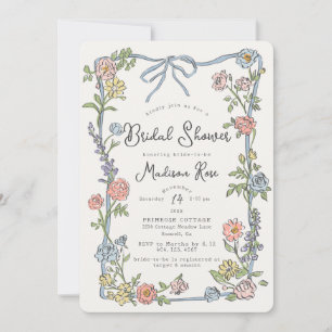 Spring Garden Party Pastel Floral Bridal Shower