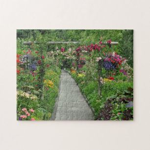 Spring garden pathway jigsaw puzzle