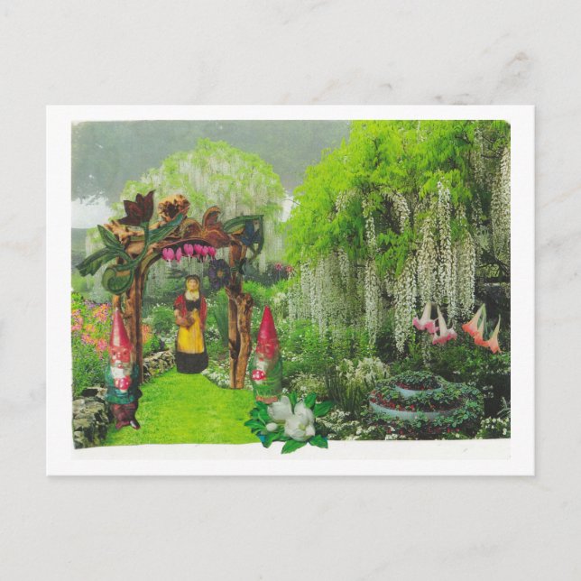spring garden postcard (Front)