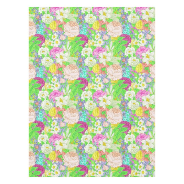 Spring garden tablecloth (Front)