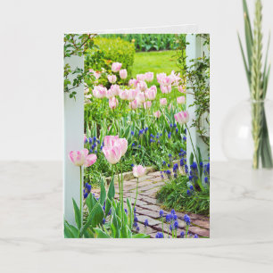 Spring Garden thinking of you Card