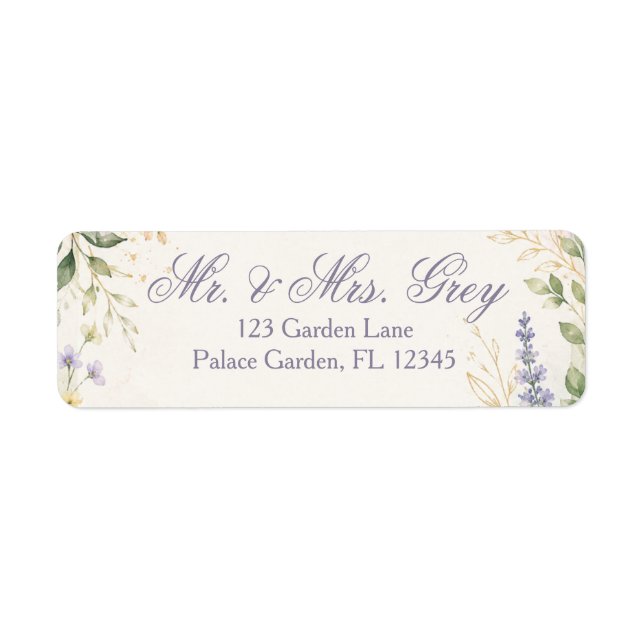 Spring Garden Wedding Invitation (Front)