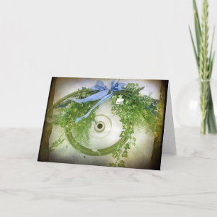 Spring Garden Wreath Holiday Card
