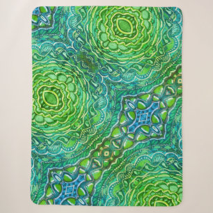 Spring Gems Sherpa Blanket