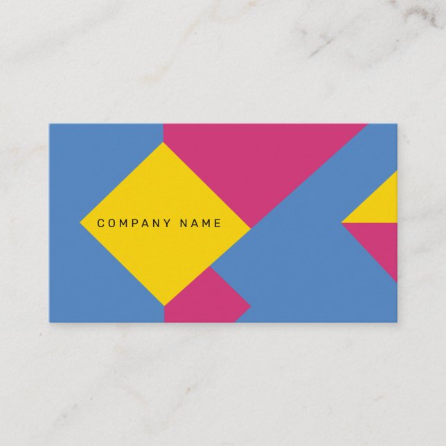 Spring Geometry Business Card (Front)