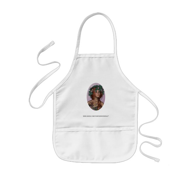 Spring Girl Kids Apron (Front)