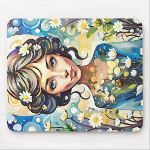 Spring Goddess Mouse Pad
