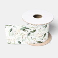 Spring Gold Greenery Foliage Elegant White