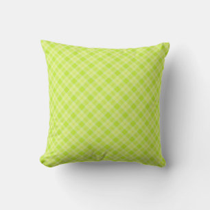 Spring, green , bright green throw pillow