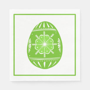 Spring Green Easter Egg Classic Chic Napkin