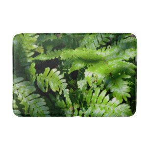 Spring Green Ferns Bath Mat