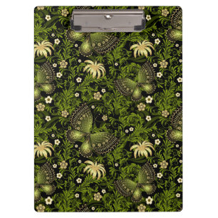 Spring Green-gold Pattern Clipboard